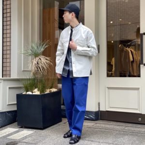 BONCOURA × SEEK＆FIND バンドカラーCPOシャツ袖丈59㎝